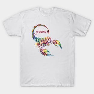 Vibrant Zodiac Scorpio T-Shirt